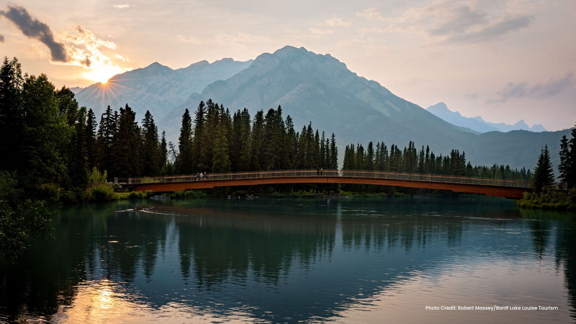 Nancy Pauw Bridge in Banff National Park. Photo courtesy of BLLT