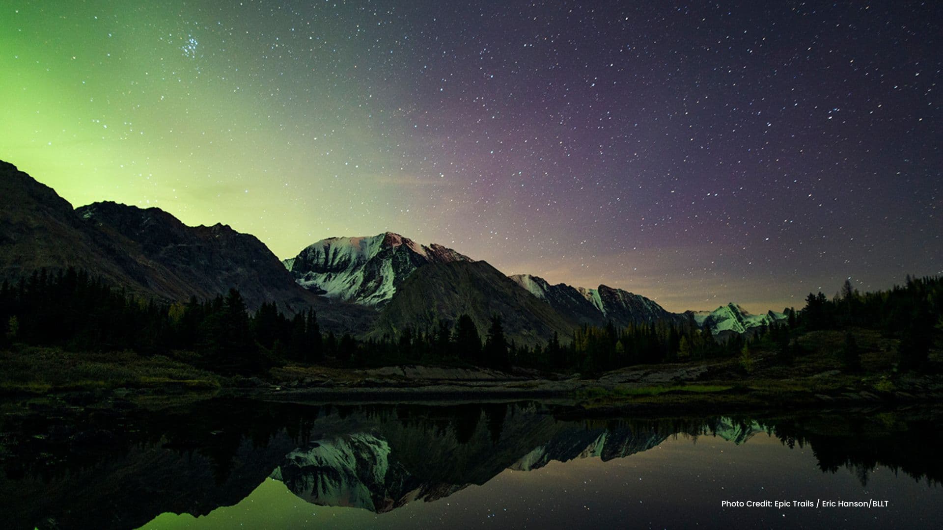 Evening sky in the Canadian Rockies. Photo courtesy of BLLT.