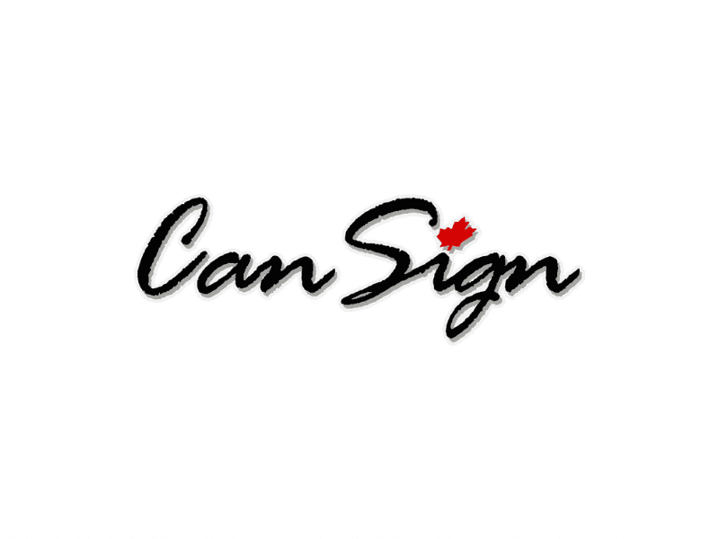 Can Sign Logo