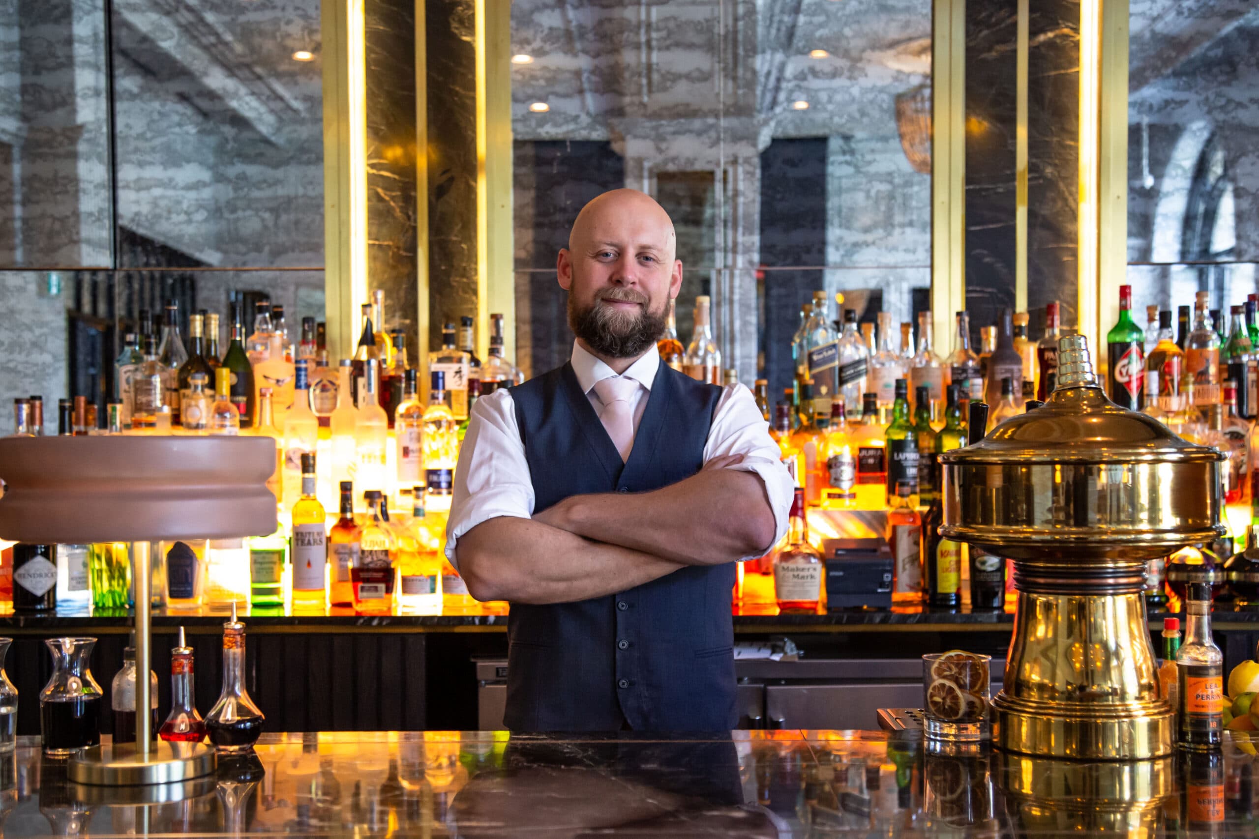 Bartender at the Fairmont Chateau Lake Louise. Photo courtesy of Fairmont Hotels & Resorts Bartender at the Fairmont Chateau Lake Louise. Photo courtesy of Fairmont Hotels & Resorts