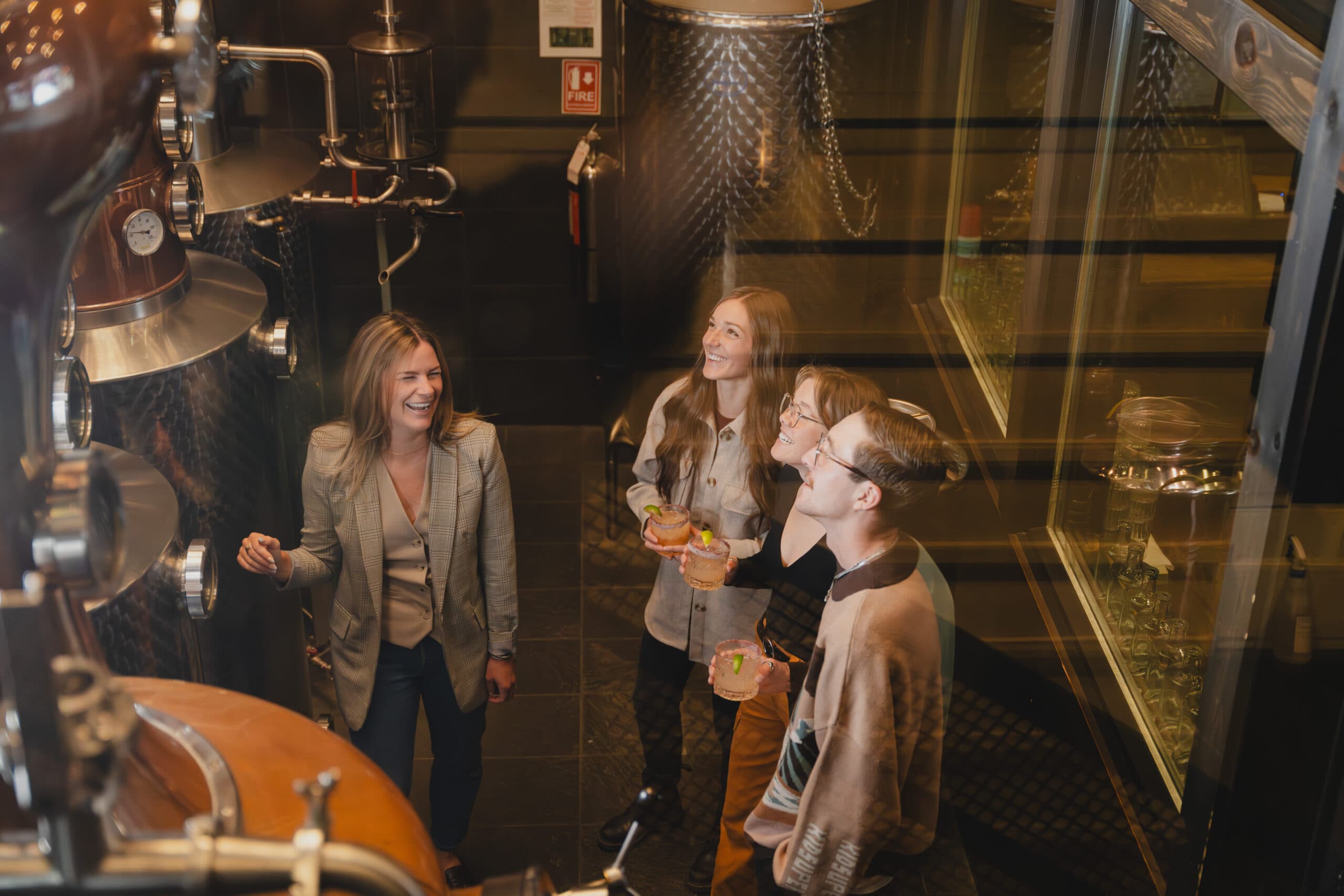 Host and guests on the PARK Distillery Tour. Photo courtesy of BHC. Host and guests on the PARK Distillery Tour. Photo courtesy of BHC.